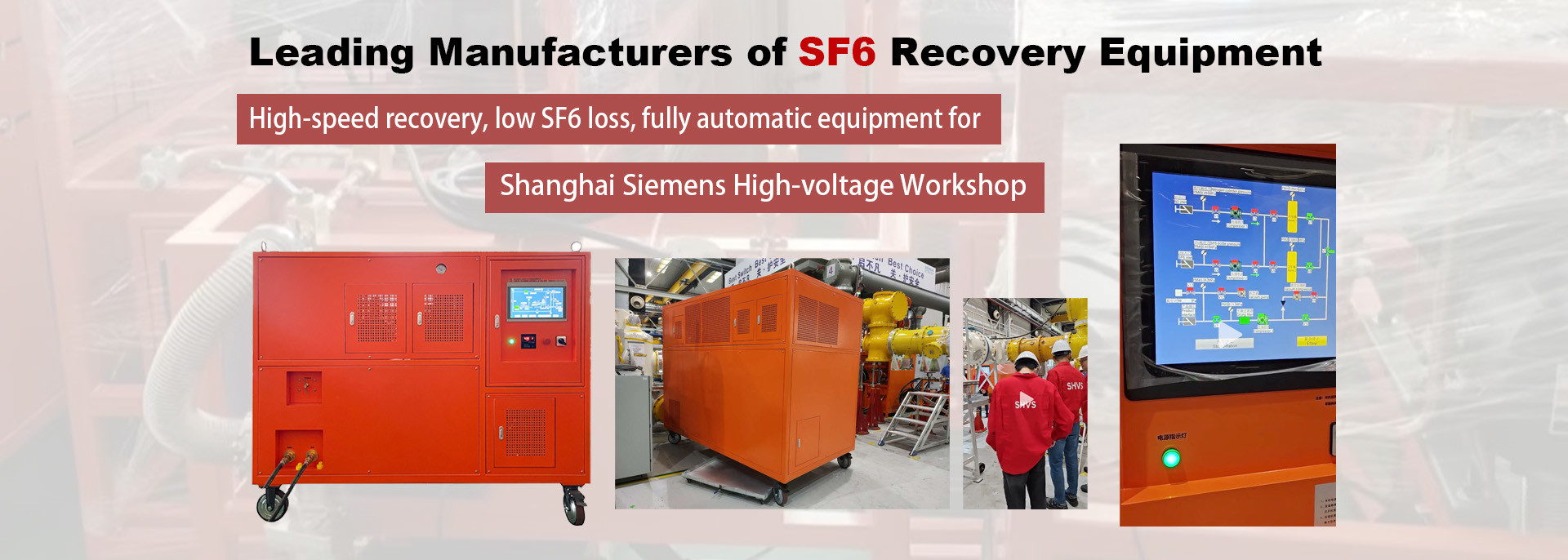 qualità sistema di recupero sf6 fabbrica