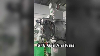 Analizzatore di gas Shanghai Kstone KS30 installato nella sottostazione GIS interna di Siyuan da 110 kV