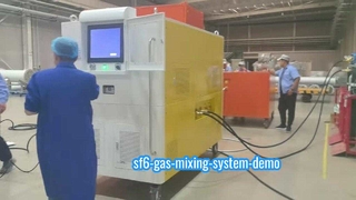 demo del sistema di miscelazione del gas sf6