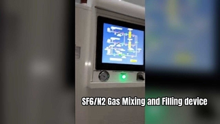 Funzionamento del dispositivo di miscelazione e riempimento del gas SF6/N2